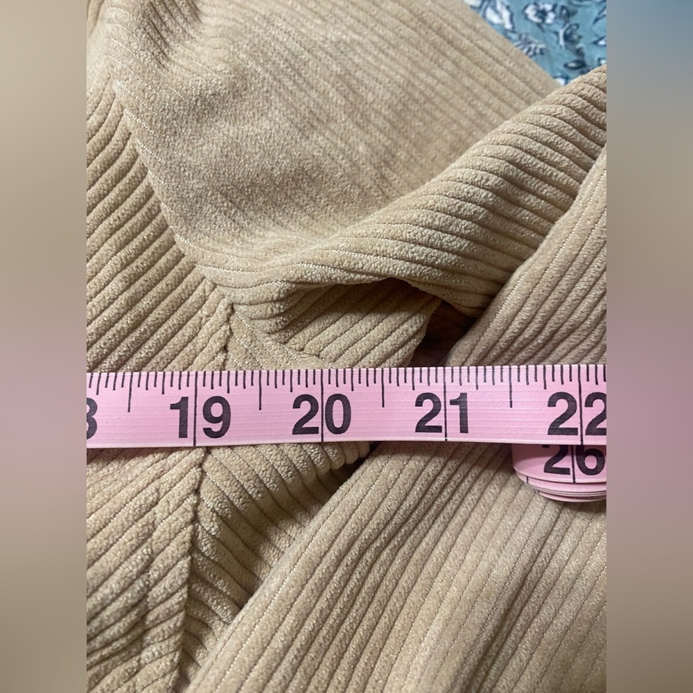 Umgee Taupe Corduroy Moto Jacket - Picture 7 of 8